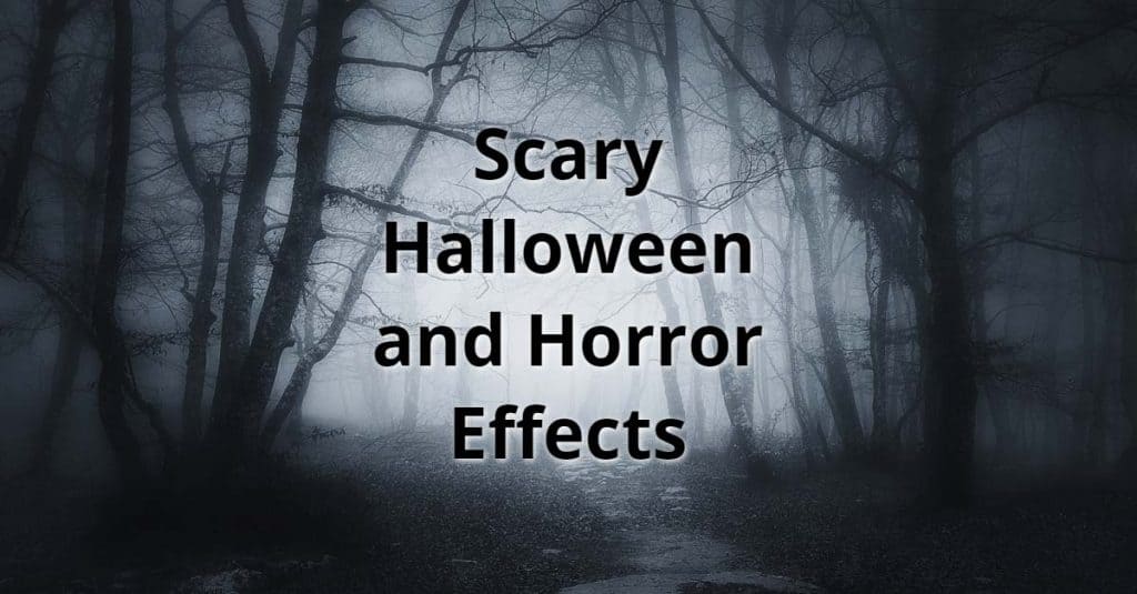 Scary Halloween Horror Effects for Video