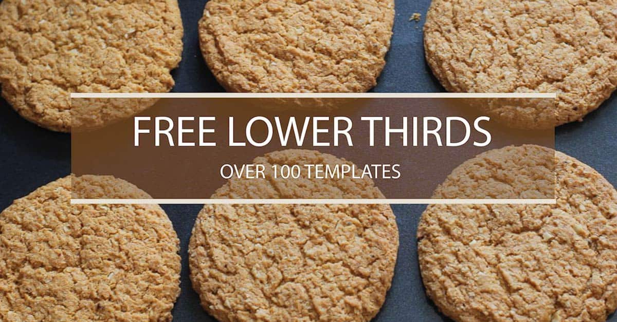 Over 100 Must Have Animated Free Lower Thirds For Premiere Pro