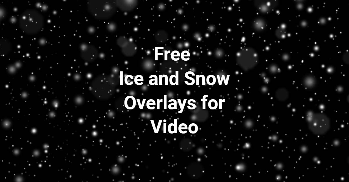Free Ice and Snow Overlays