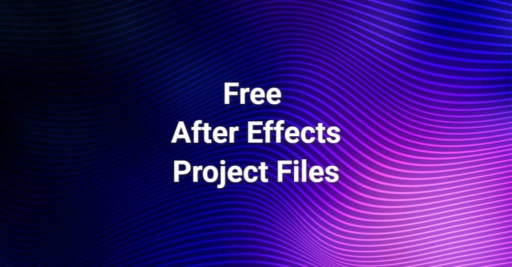 after effect project free download 2016