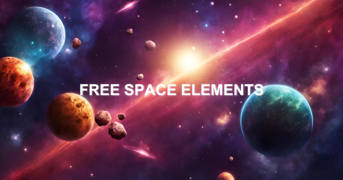 Free space video elements and assets